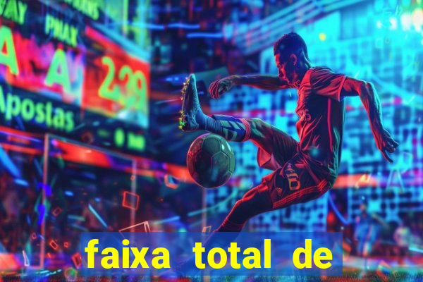 faixa total de gols 2 3 o que significa